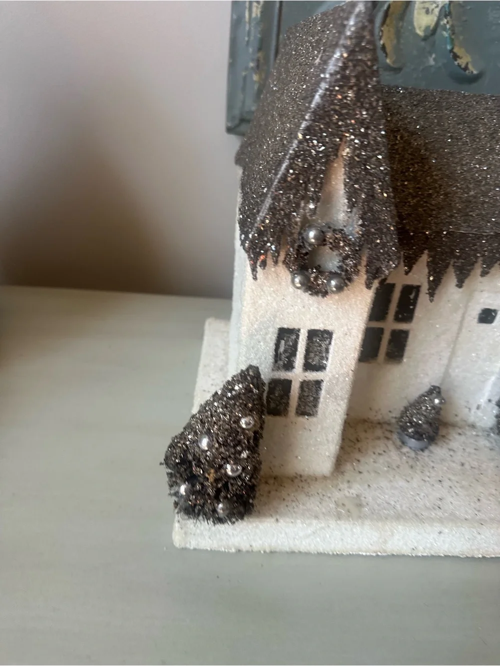 Vintage KD vintage large putz house Christmas